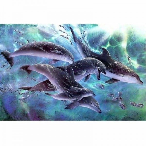 Nieuwe Animal Dolphin Diy Diamond Painting Kits