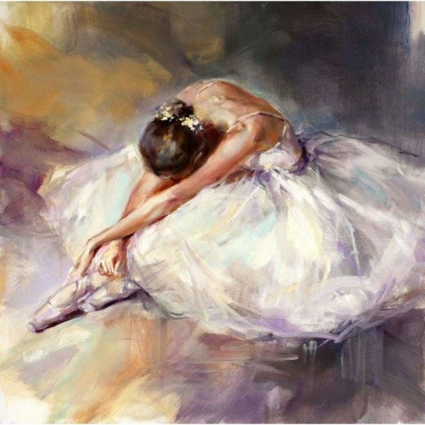 Schilderij ballerina