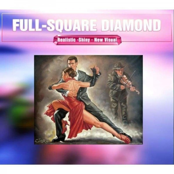 Olieverfschilderijstijl Latin Dancer Full Drill - 5D Diy Diamond Painting Kits NA0942