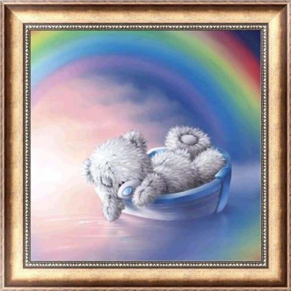 Volledige boor - 5D DIY Diamond Painting Kits Cartoon schattige beer