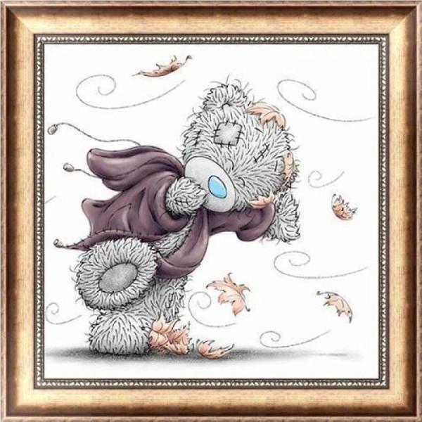 Volledige boor - 5D DIY Diamond Painting Kits Cartoon arme beer