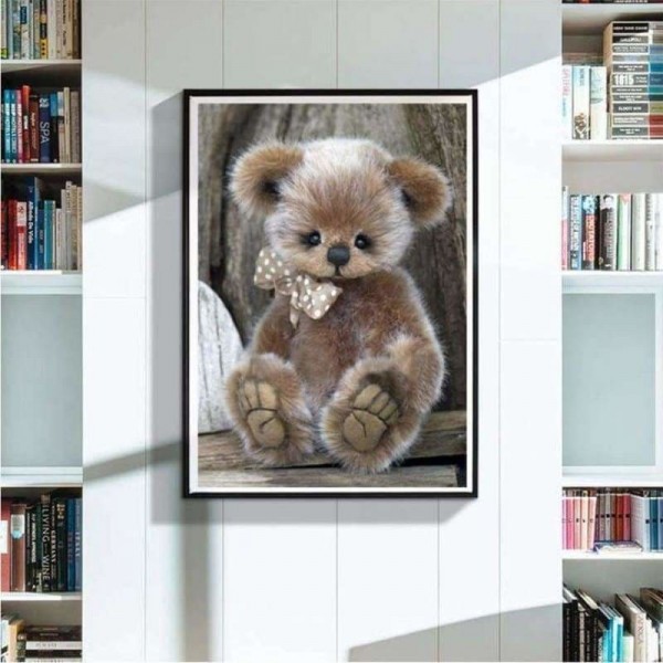 Volledige boor - 5D DIY Diamond Painting Kits Leuke cartoon teddybeer