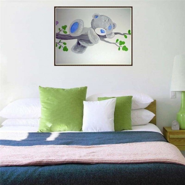 Volledige boor - 5D DIY Diamond Painting Kits Cartoon schattige beer