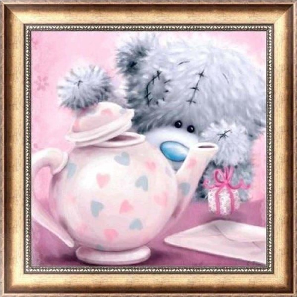 Volledige boor - 5D DIY Diamond Painting Kits Cartoon schattige beer