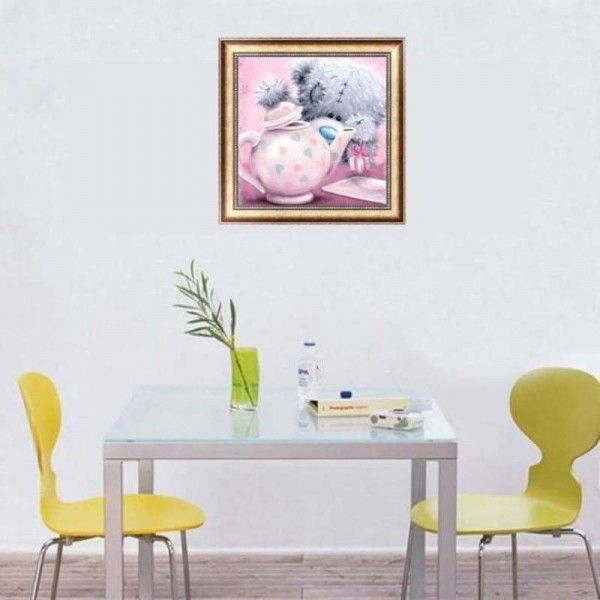 Volledige boor - 5D DIY Diamond Painting Kits Cartoon schattige beer