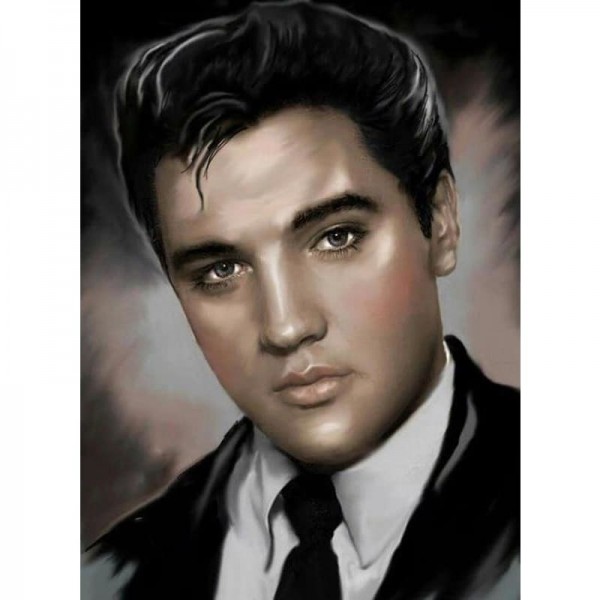 DIY diamant schilderij - Elvis Presley karikatuur PIX-432