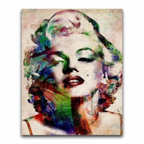 Abstracten kunst Marilyn Monroe