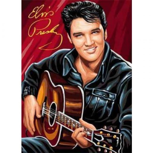 DIY Diamond Painting - Elvis Presley Gitaar PIX-429