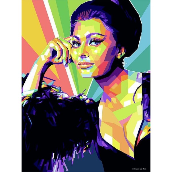 DIY Diamond Painting - Beroemdheid PIX-1639