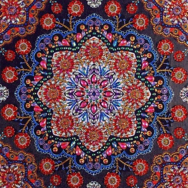 Gedetaileerde kristal mandala