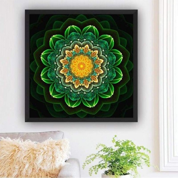 Hot Sale Crystal Abstracte Mandala Volledige Boor - 5D Diy Diamond Painting Kits BQ5001