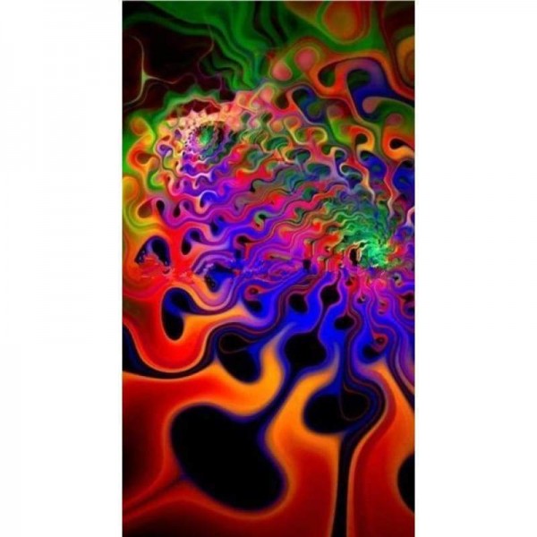 Nieuwe Hot Sale Abstract Patroon Volledige Boor - 5D Diy Diamond Painting Kits VM09964