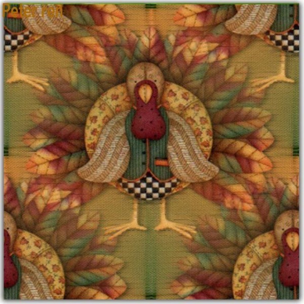 DIY diamant schilderij - Turkije Thanksgiving Day PIX-457