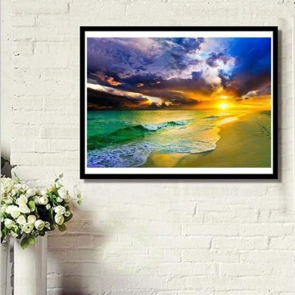Nieuwe Collectie Hot Koop Strand Zomer Diamant Schilderij AF9023