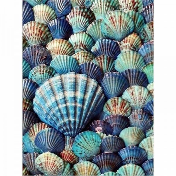 DOUBLE New Hot Sale Summer Beach Starfish Shell Pebble Full Vorm steentjes - 5D Diy Diamond Painting Kits VM17337