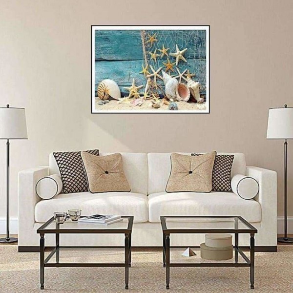 Volledige boor - 5D Diamond Painting Kits Fantasy Beach Summer Starfish