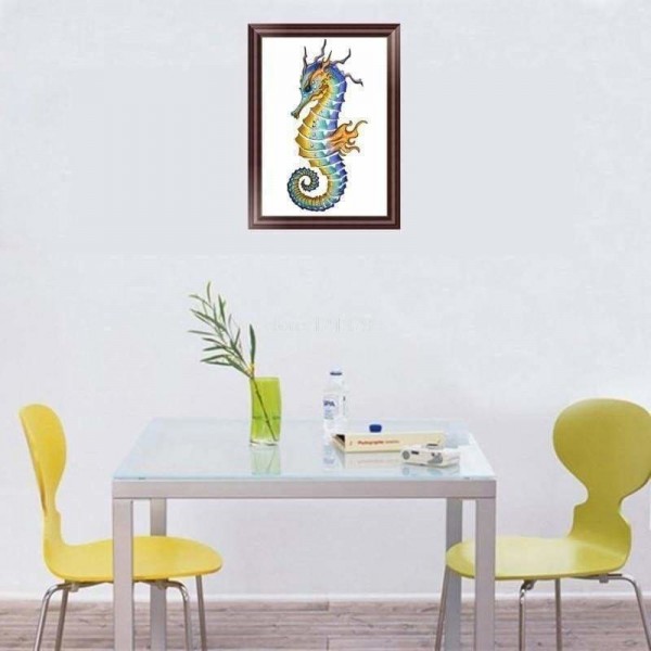 Volledige boor - 5D DIY Diamond Painting Kits Cartoon Seahorse