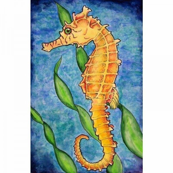 Volledige boor - 5D DIY Diamond Painting Kits Cartoon Seahorse