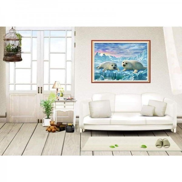 Volledige Vierkante Boor Seal Volledige Boor - 5D Diy Borduurwerk Diamant Schilderij Kits NA0498