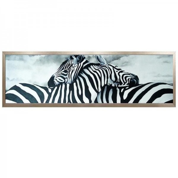 Volledige boor - 5D DIY Diamond Painting Kits Liefdevolle Zebra's
