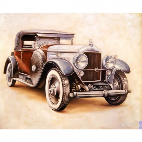 DIY diamant schilderij - Vintage PIX-1526