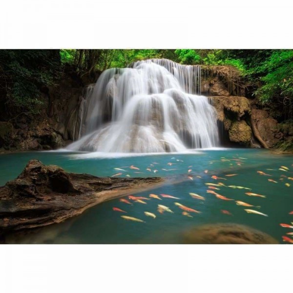 Waterval j-Volledige boor diamant schilderij