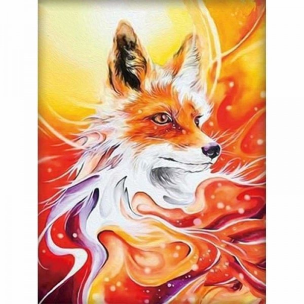 Volledige boor - 5D Diy Diamond Painting Kits Special Visional Fox