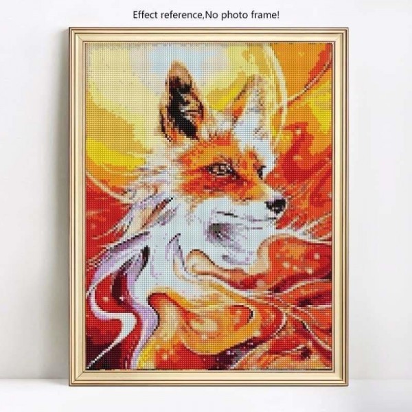Volledige boor - 5D Diy Diamond Painting Kits Special Visional Fox