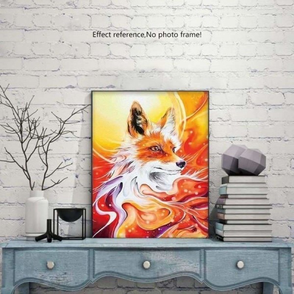 Volledige boor - 5D Diy Diamond Painting Kits Special Visional Fox