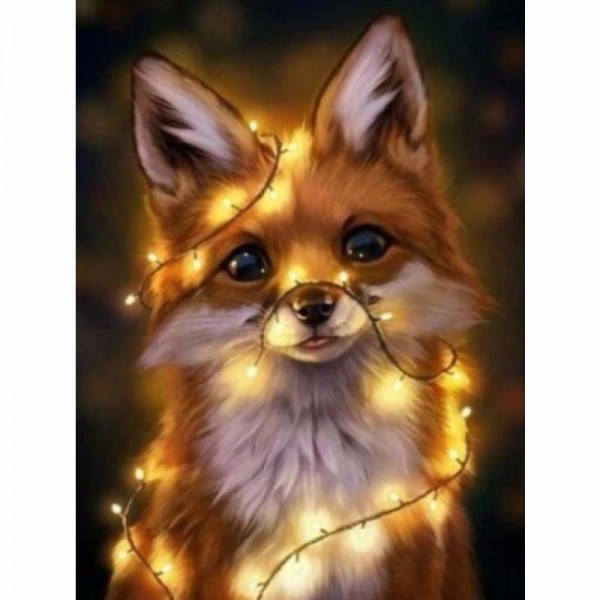 Foxy-Volledige boor diamant schilderij-