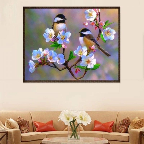 Volledige Boor - 5D DIY Nieuwe Hot Koop Paar Vogel Diamant Schilderij Kits