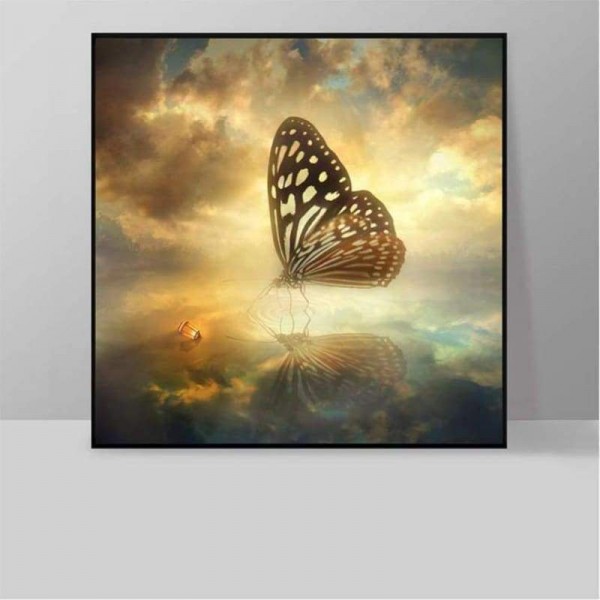 Volledige boor - 5D DIY Diamond Painting Kits Fantasy Beautiful Butterfly
