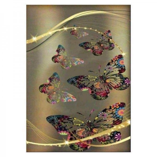 Volledige boor - 5D DIY Diamond Painting Kits Fantasy Dream Butterfly