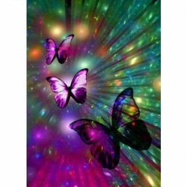 Butterfly Kalidascope - Volledige boor Diamond Painting Abstract