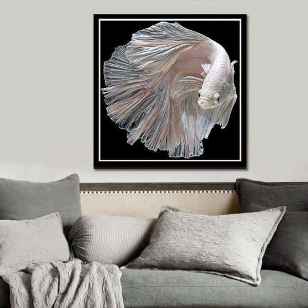 Mysterieuze witte vis