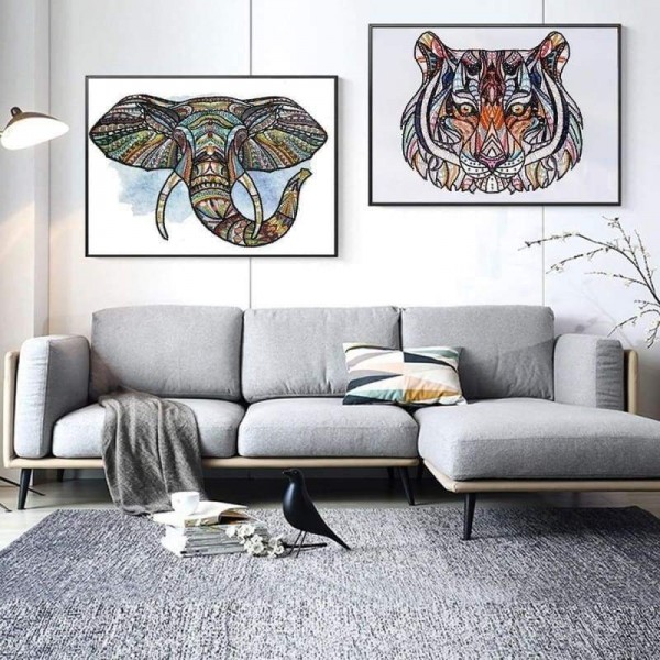 Nieuwe speciale tijgerpatroon volledige boor - 5D Diy Diamond Painting Kits