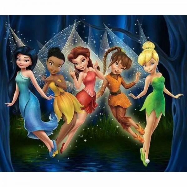 Disney Fairies - Volledig te bewerken Diamanten Schilderij