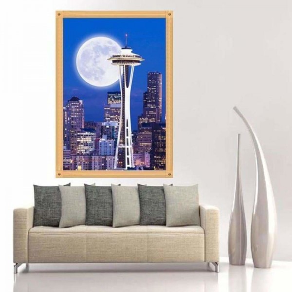 Modern gebouw in de stad