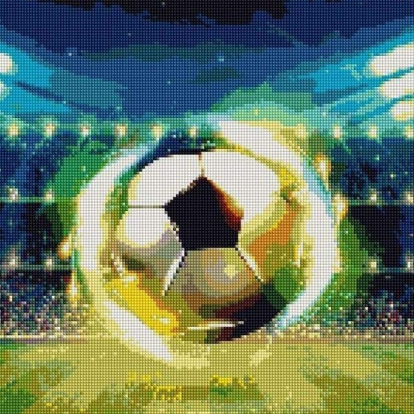Volledige boor - 5D DIY Diamond Painting Kits Dream Cartoon Football