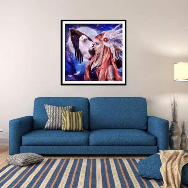 Volledige boor - 5D DIY Diamond Painting Kits Beauty And Animal