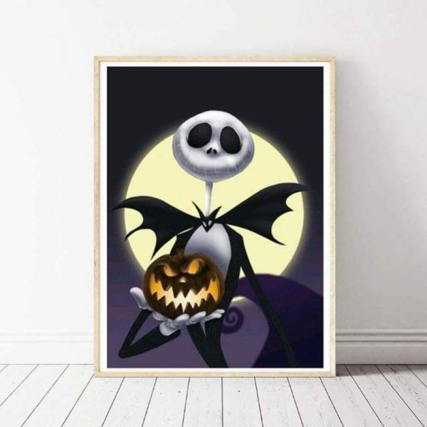 Volledige boor - 5D DIY Diamond Painting Kits Cartoon Halloween Skull