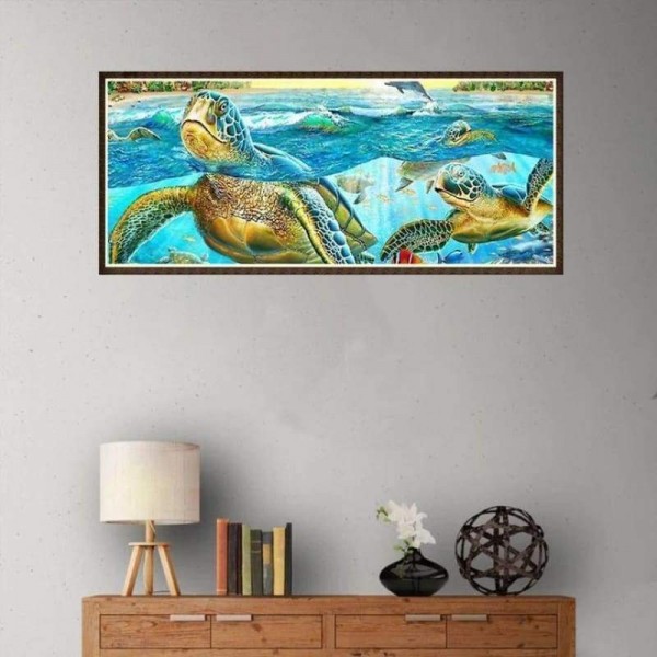 Nieuwe Hot Koop Zeeschildpad Patroon Diy Volledige Boor - 5D Crystal Diamond Painting Kits QB0055