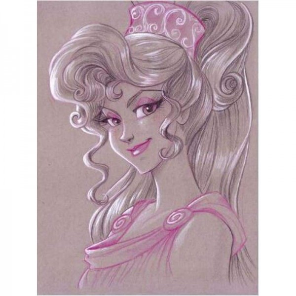 Volledige boor - 5D DIY Diamond Painting Kits Cartoon Smile Princess