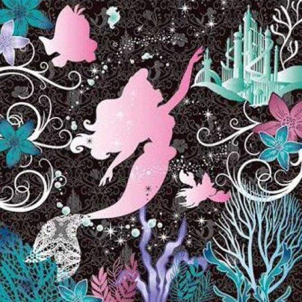 Volledige boor - 5D DIY Diamond Painting Kits Dream Cartoon Princess Mermaid