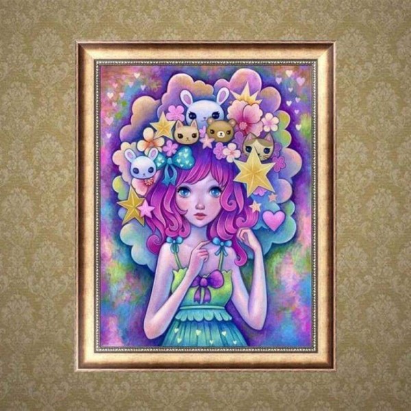 Volledige boor - 5D DIY Diamond Painting Kits Dream Cartoon Princess