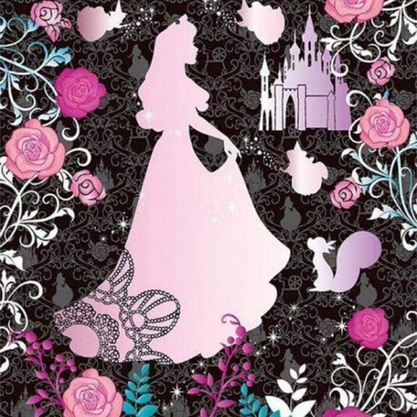 Volledige boor - 5D DIY Diamond Painting Kits Cartoon Princess Castle