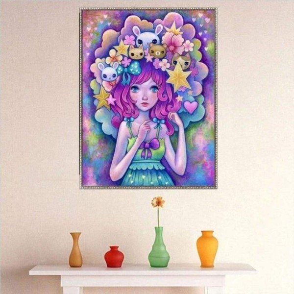 Volledige boor - 5D DIY Diamond Painting Kits Dream Cartoon Princess