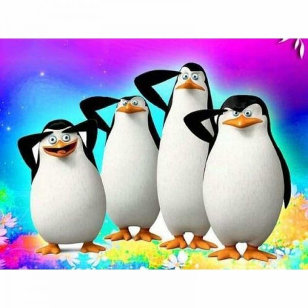 Grappige pinguïns