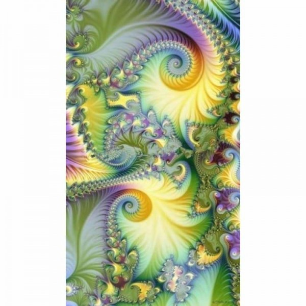 Volledige boor - 5D DIY Diamond Painting Kits Kleurrijke abstracte pauw