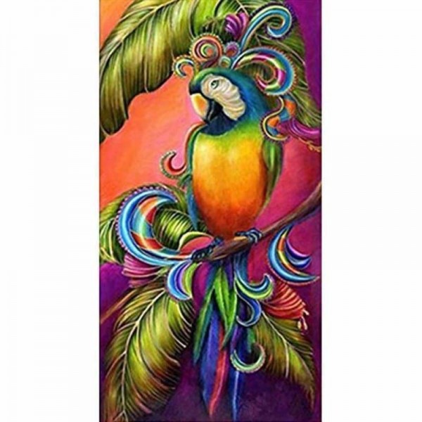 Abstracten kleurrijke papegaai